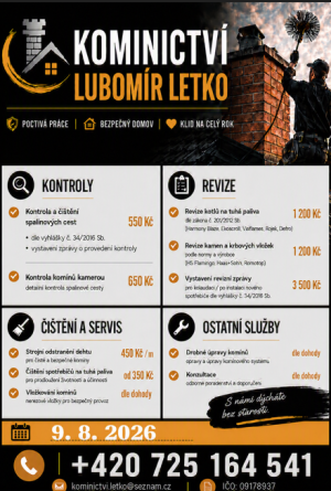 Kominictví L.Letko